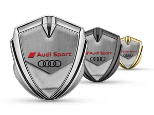 Audi Fender Abzeichen Tuning Inspiriert Glänzendes Emblem